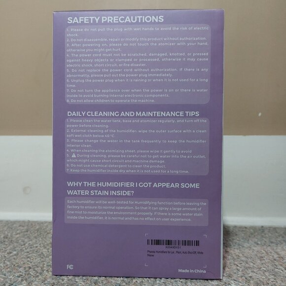 BRAND NEW Pharata Top Fill Aroma Humidifier - Picture 3 of 3